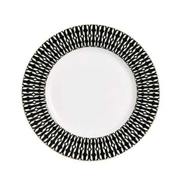 Elegant 24 Piece Fine China Dinnerware Set for 4