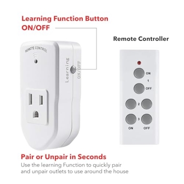 BN-LINK Remote Electrical Outlet Switch - Easy Control for All Devices
