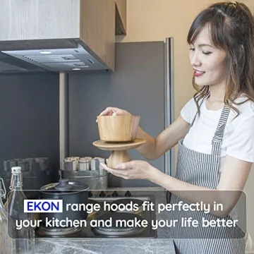 EKON NAB01-30IN Range Hood Insert with 900CFM Power