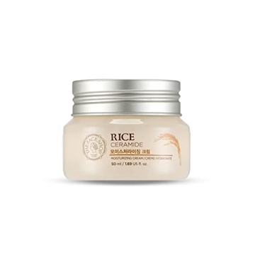 Rice Ceramide Moisturizing Cream for Hydrated, Bright Skin