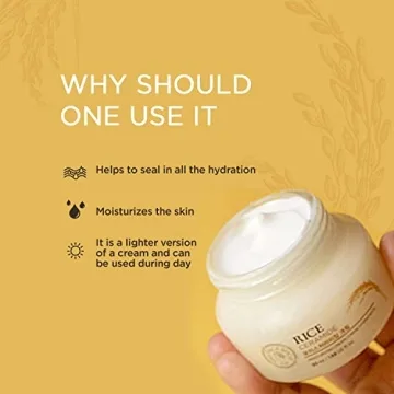 Rice Ceramide Moisturizing Cream for Hydrated, Bright Skin