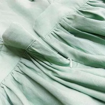 Maxi Spaghetti Strap Cotton Linen Dress for Women