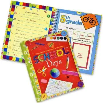 Memory Book Album for Kids - School Years Keepsake