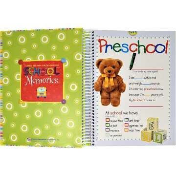 Memory Book Album for Kids - School Years Keepsake
