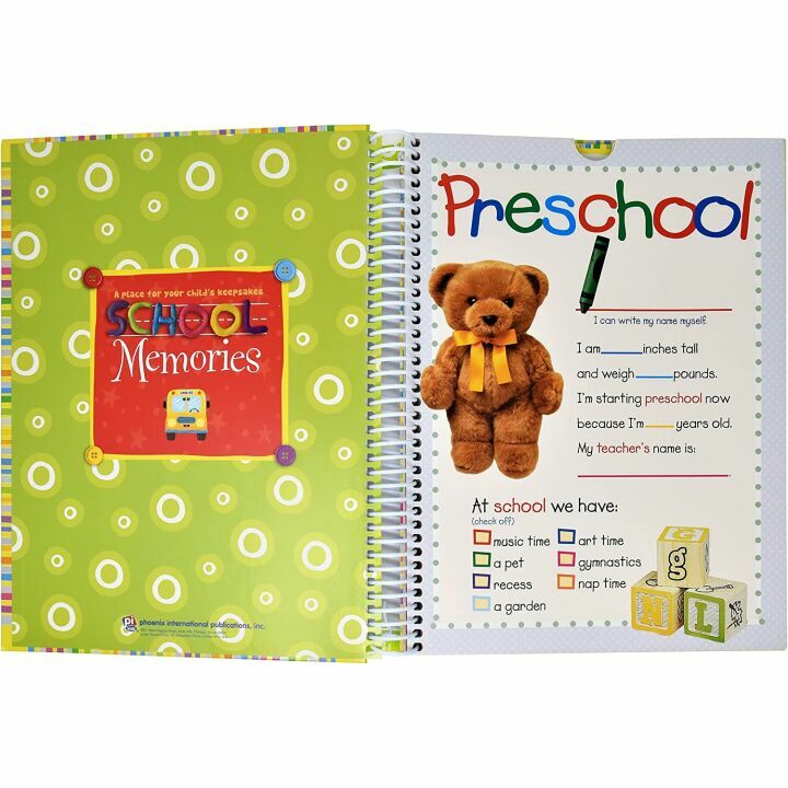 Memory Book Album for Kids - School Years Keepsake