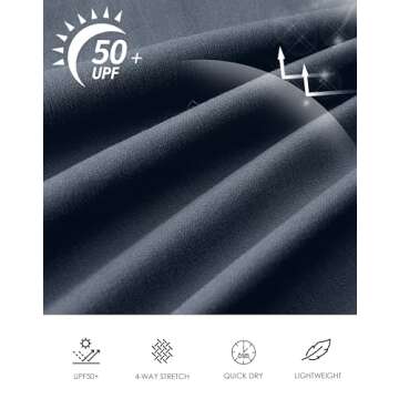 SANTINY Women's 5" Golf Shorts with Pockets Quick Dry Stretch Work Outdoor Hiking Shorts for Women Casual Summer (Dusty Blue_S)