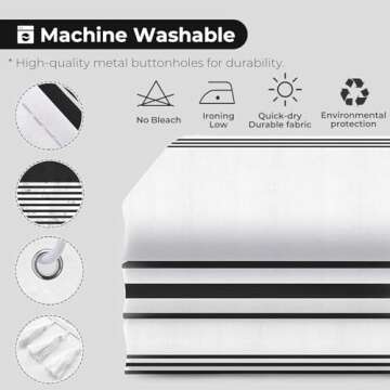 Stylish Seasonwood Shower Curtain with Tassels and Quality Fabric