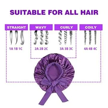 Stylish Women Satin Bonnet for Hair Protection and Care