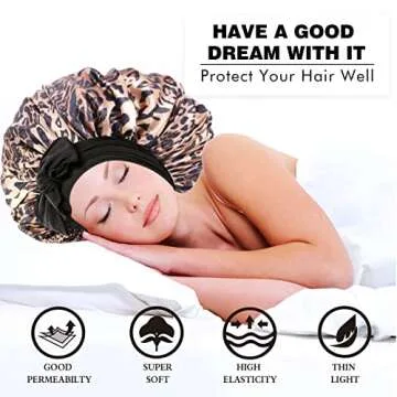 Stylish Women Satin Bonnet for Hair Protection and Care