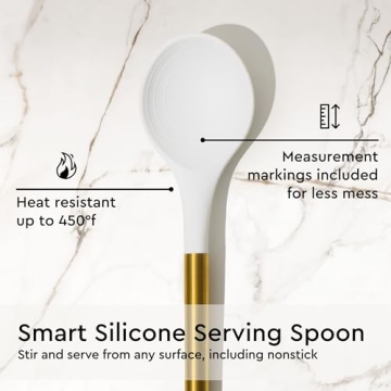 Stunning Gold Kitchen Utensils Set – 7 Premium Silicone Tools