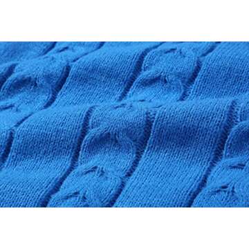 CHARTOU Women's Winter Cable Knit Sweater & Skirt Set