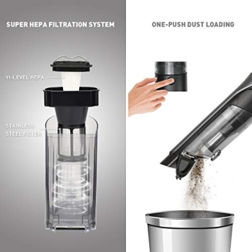 Lightweight BOOMBLACK Cordless Vacuum for Easy Cleaning