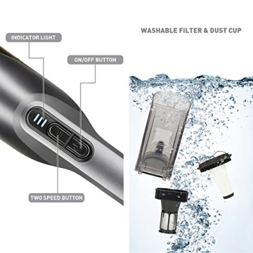 Lightweight BOOMBLACK Cordless Vacuum for Easy Cleaning