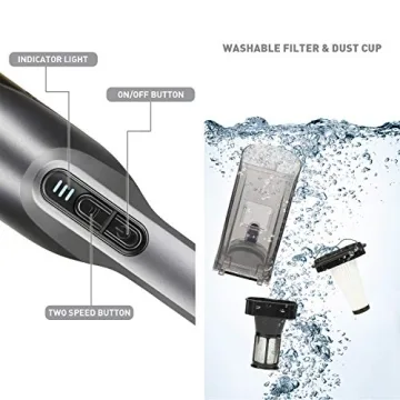 Lightweight BOOMBLACK Cordless Vacuum for Easy Cleaning