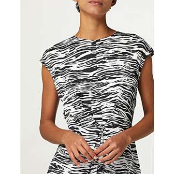 Amazon Brand - Truth & Fable Women's Midi Satin Bodycon Dress