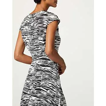 Amazon Brand - Truth & Fable Women's Midi Satin Bodycon Dress