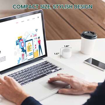 Babelio White Noise Sound Machine for Adults Kids Baby, Mini, 15 Non-looping Sounds, Timer, Memory F...