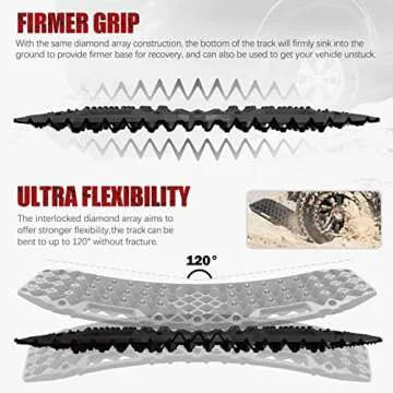 BUNKER INDUST Off-Road Traction Boards with Jack Base