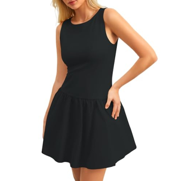 Ymejia Flowy Mini Tank Dress for Stylish Summer Wear