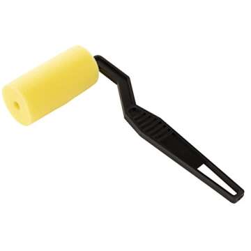 Juvale Foam Paint Brush Set - 5-Piece Sponge Paint Brush and Foam Trim Roller Set for Art, Wall, Paintings with Plastic Handle