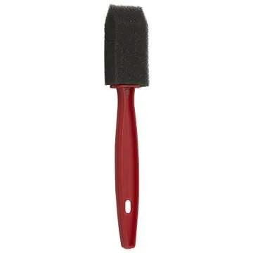 Juvale Foam Paint Brush Set - 5-Piece Sponge Paint Brush and Foam Trim Roller Set for Art, Wall, Paintings with Plastic Handle