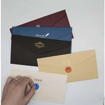 Hcode Happy Face Stickers Roll - 500 Colorful Labels