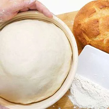 ABeauty 7 Inch Round Proofing Basket Banneton Small Brotform Sourdough Bread Bowls for Baking