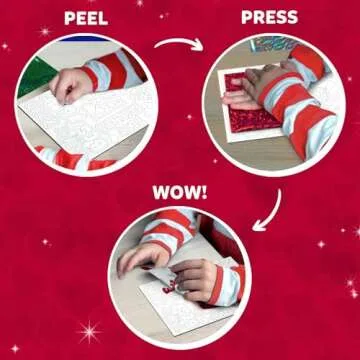 Skillmatics Art & Craft Activity - Foil Fun Valentine's Hearts, Mess Free Art for Kids, DIY Creative Activity, Gifts for Girls & Boys Ages 4, 5, 6, 7, 8 and Up