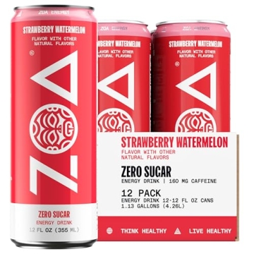 ZOA Zero Sugar Energy Drinks - Healthy Energy Boost