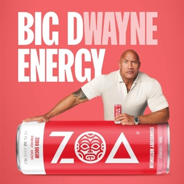 ZOA Zero Sugar Energy Drinks for Vital Energy Boost