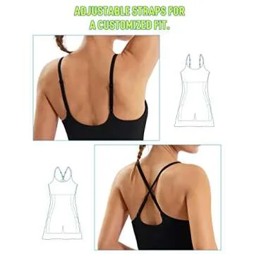 Ewedoos Tennis Dress - Women’s Athletic Clothing with Support