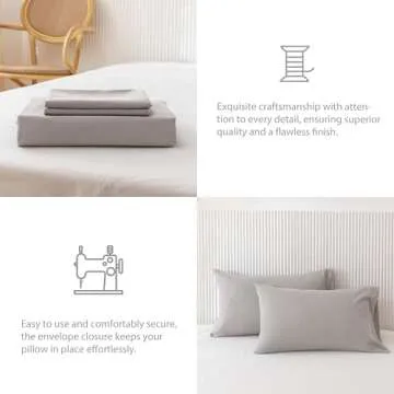 HeimenAogo Extra-Long Staple Cotton Duvet Cover Set California King, Ultra Soft and Breathable Comforter Cover with Zipper Closure, High Thread Count Egyptian Cotton Blanket Cover 3pcs, Micro Chip