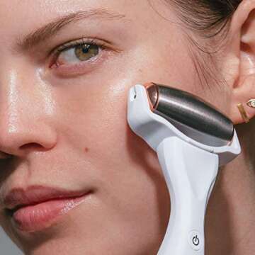 BeautyBio GloPRO Cryo Roller Duo: Skin Icing Attachment Head For Eyes, Face and Body. Sculpts, de-puffs, tightens pores and regulates oil