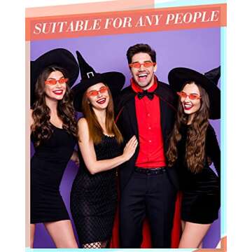 Hoteam Fire Flame Sunglasses - Pack of 24 for Parties