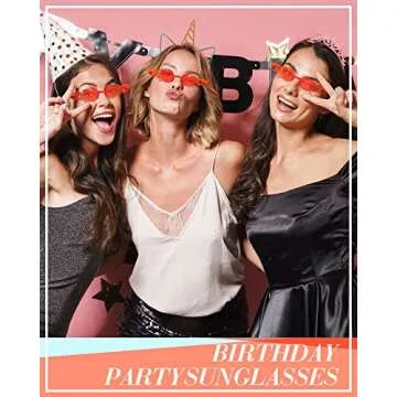 Hoteam Fire Flame Sunglasses - Pack of 24 for Parties