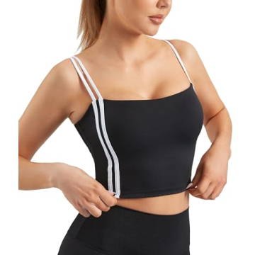 Stylish Padded Sports Bra for Active Women in Black