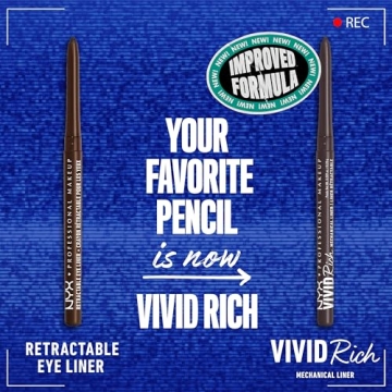NYX Vivid Rich Mechanical Eye Pencil - Creamy Retractable Eyeliner