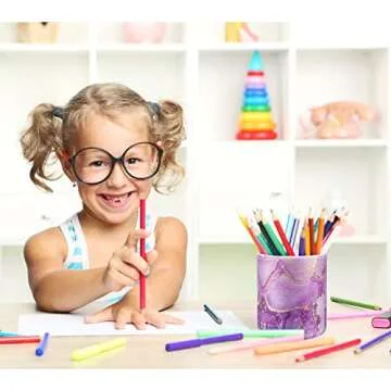 Stylish WAVEYU Pen Holder for Desk Organization