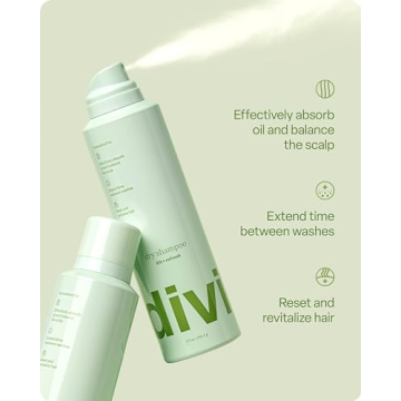 Divi Dry Shampoo Spray for Women - Oil Absorbing & Scalp Balancing