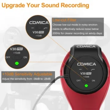 Comica CVM-V30PRO Shotgun Microphone for DSLR Cameras