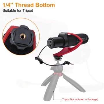 Comica CVM-V30PRO Shotgun Microphone for DSLR Cameras