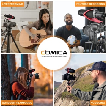 Comica CVM-V30PRO Shotgun Microphone for DSLR Cameras