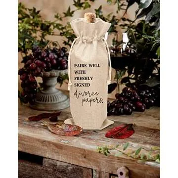 Elegant Wine Gift Bag for Newly Divorced Women