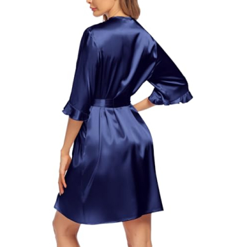 Ekouaer Satin Robe for Women - Stylish and Luxurious Sleepwear
