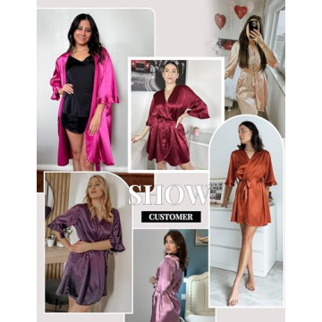 Ekouaer Satin Robe for Women - Stylish and Luxurious Sleepwear