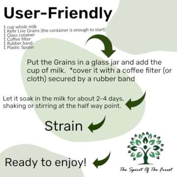 Kefir, Kefir Grains, Scoby, Milk Kefir Grains, Live Starter, Cultures, Bulgaros de Leche, Bulgarian Milk Kefir Grains, Kefir Strainer, Works w/Whole Milk, Coconut Milk, Almond Milk, Oat Milk