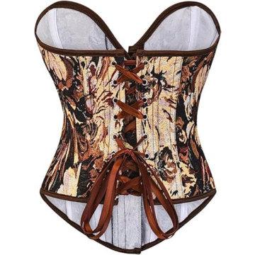 Stylish QIAIYALA Vintage Corset Top for Confident Women