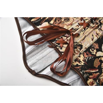 Stylish QIAIYALA Vintage Corset Top for Confident Women