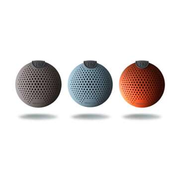 BoomPods SOUNDCLIP Portable Wireless Speaker - Best Mini Bluetooth Flip Clip Amazon Alexa Built-in Pocket Speakers Rockin Powerful Sub Bass Audio Sound