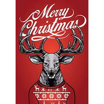 Awkwardstyles Funny Unisex Ugly Christmas Sweater Red